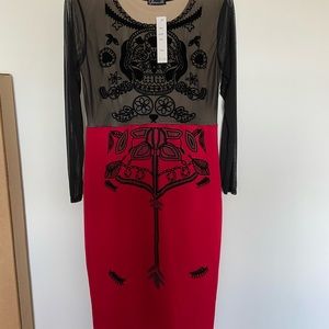 Fitted body con dress
